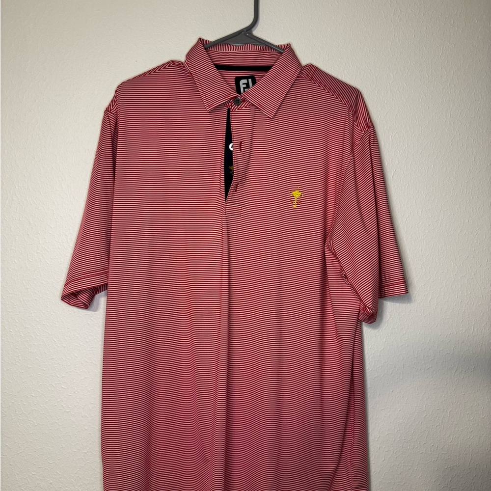 Ryder Cup FootJoy Red Striped Men's Polo Shirt